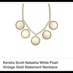 Kendra Scott Natasha White Pearl Vintage